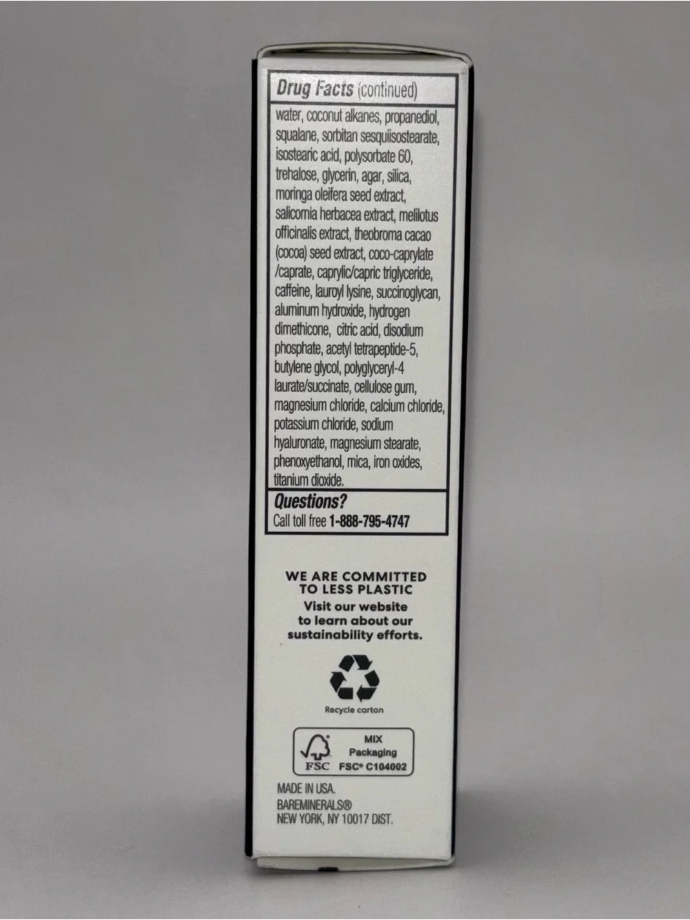 bareMinerals Complexion Rescue Brightening Concealer SPF 25 Medium Suede NIB